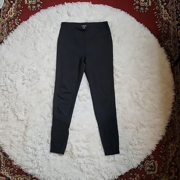 Women's Reebok Black Mesh Panel Yoga Leggings Gym Pants Athleisure - S - Picture 4 of 14